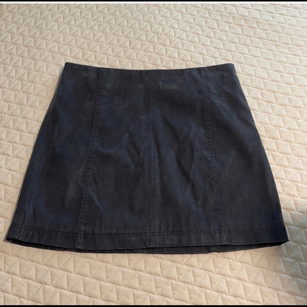 Wish list Apparel Faux Leather Skirt